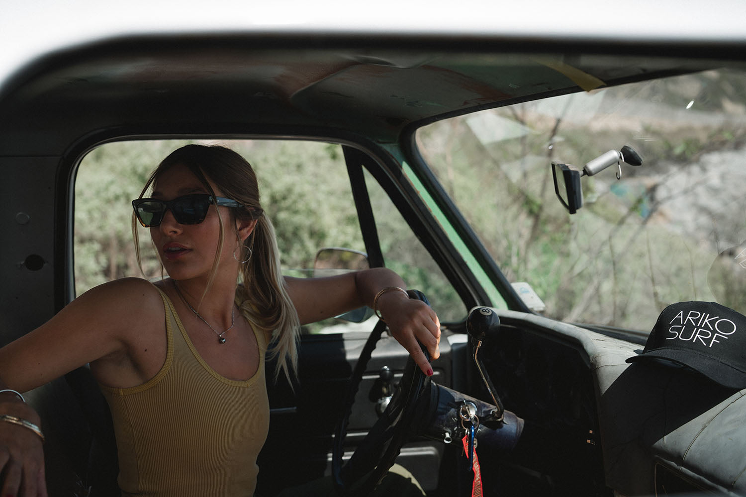 Ribbed Surf Tank Made in LA – ARIKO LA