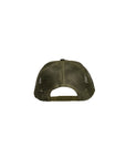Ocean Tiger Camo Trucker hat backside on a white background