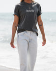 Woman wearing KOOK - Cheeky Surf T-shirt by Ariko LA