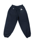 backside of dark navy day pants