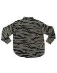 Bucky Camo Split Hem Shirt Jacket