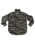 Bucky Camo Split Hem Shirt Jacket