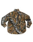 Bucky Camo Split Hem Shirt Jacket