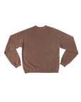 Brownstone post surf crew sweatshirt backside on a white background