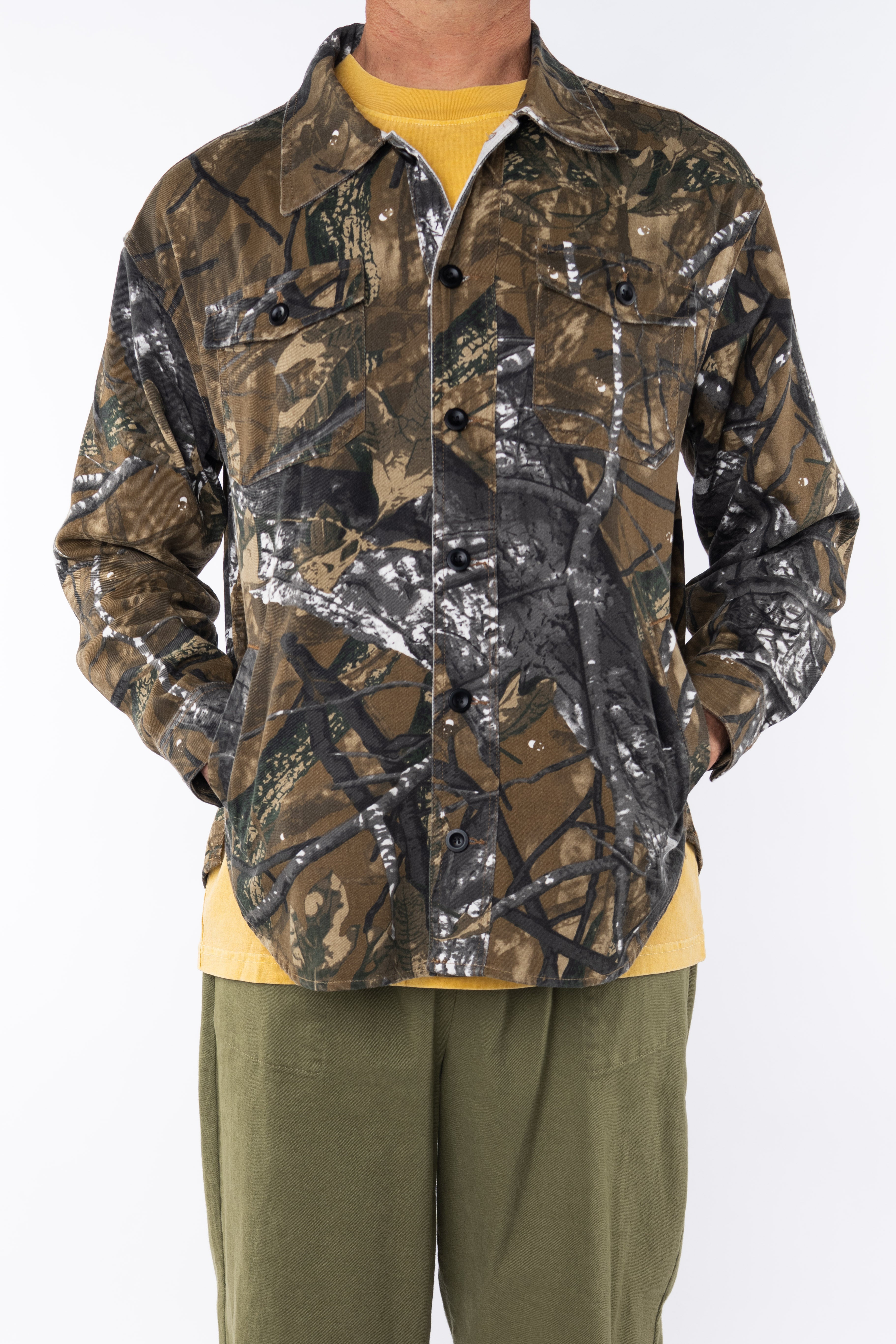 Camo Shirt Jacket: Stylish and Comfortable Layering - ARIKO LA