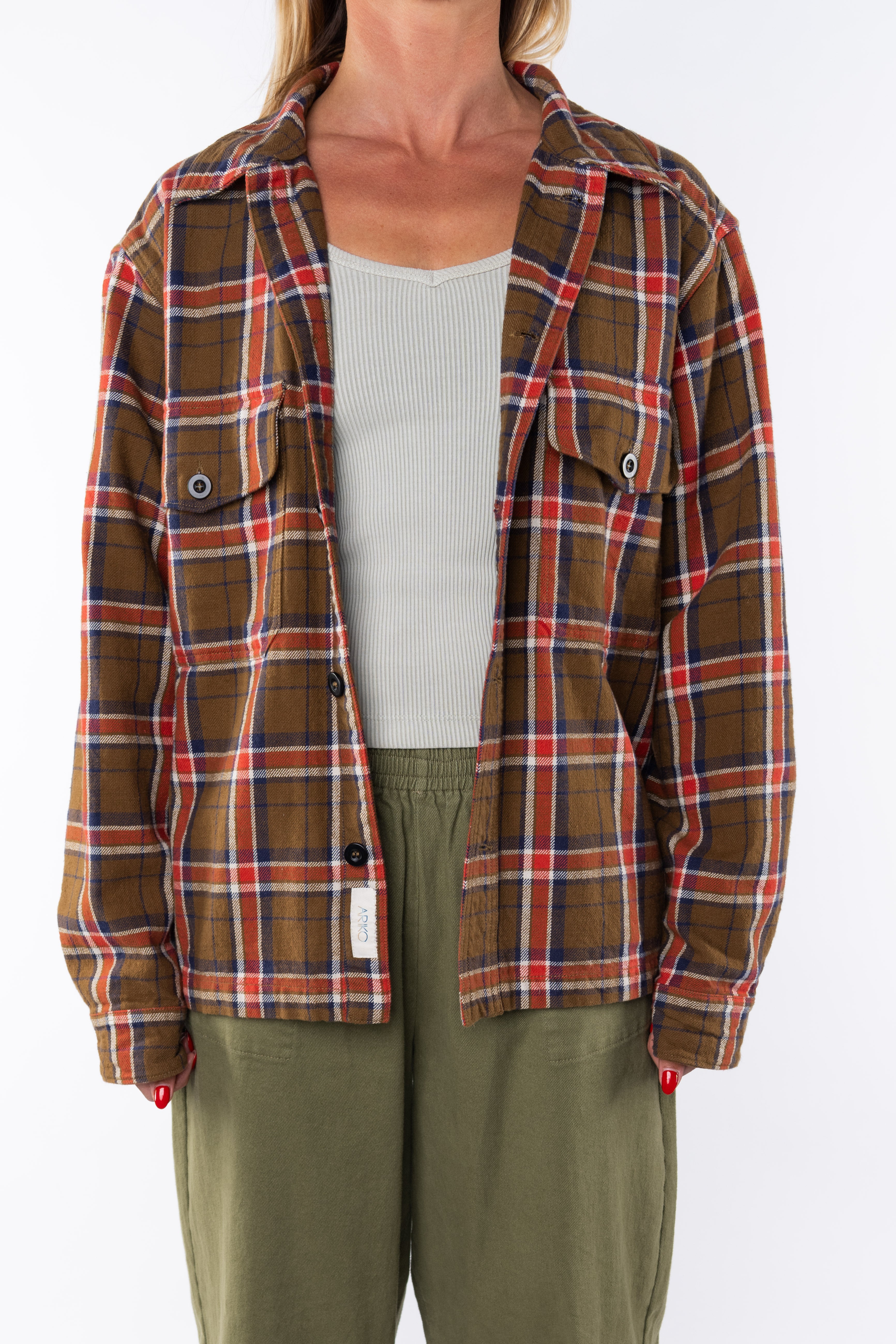 Bucky Flannel Over shirt: Stylish Layering for Any Season - ARIKO LA Bucky Flannel Over shirt: Stylish Layering for Any Season - ARIKO LA