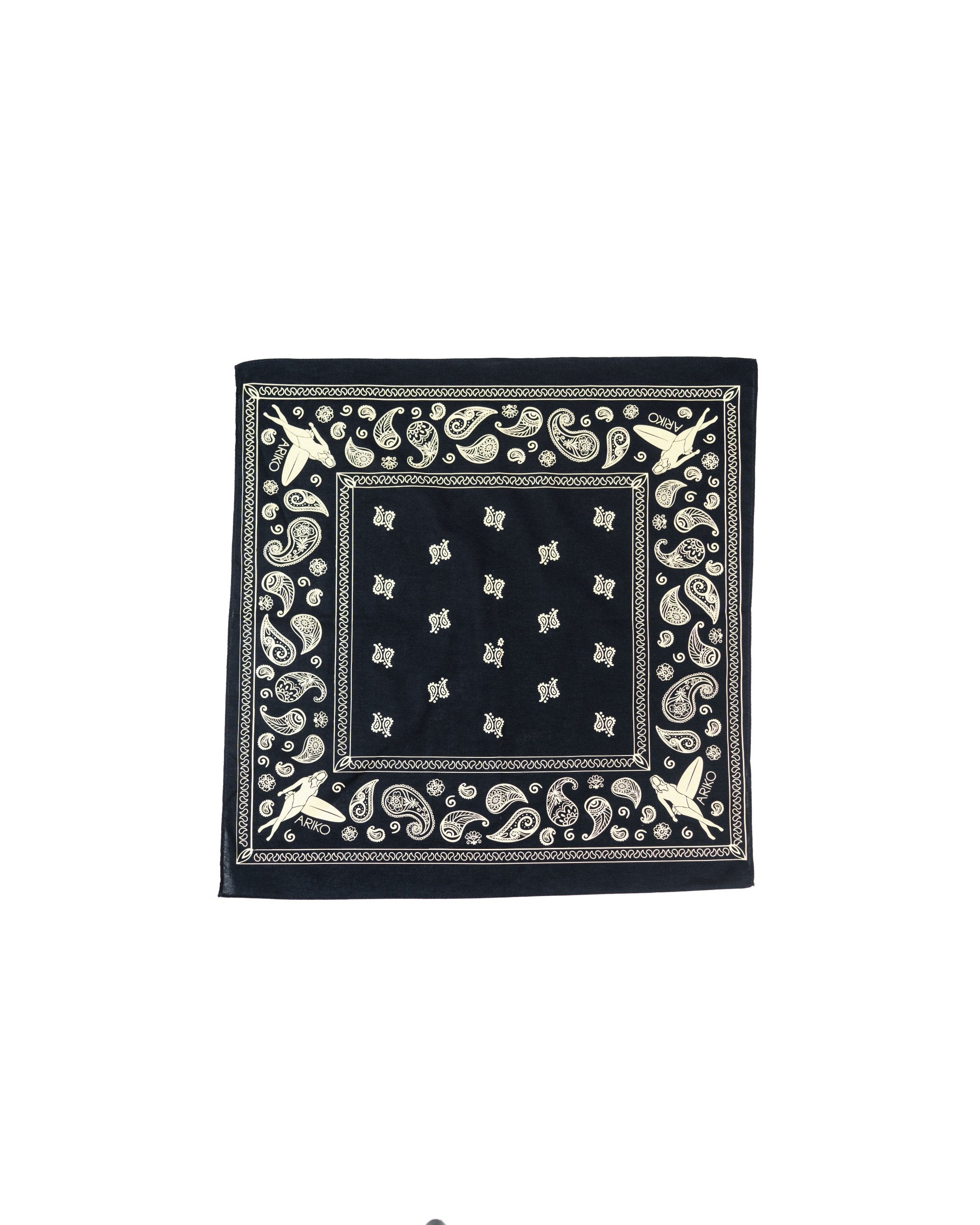 小物 60S VINTAGE BLACK COOKIE PATTERN BANDANA 60S VINTAGE BLACK COOKIE PATTERN BANDANA