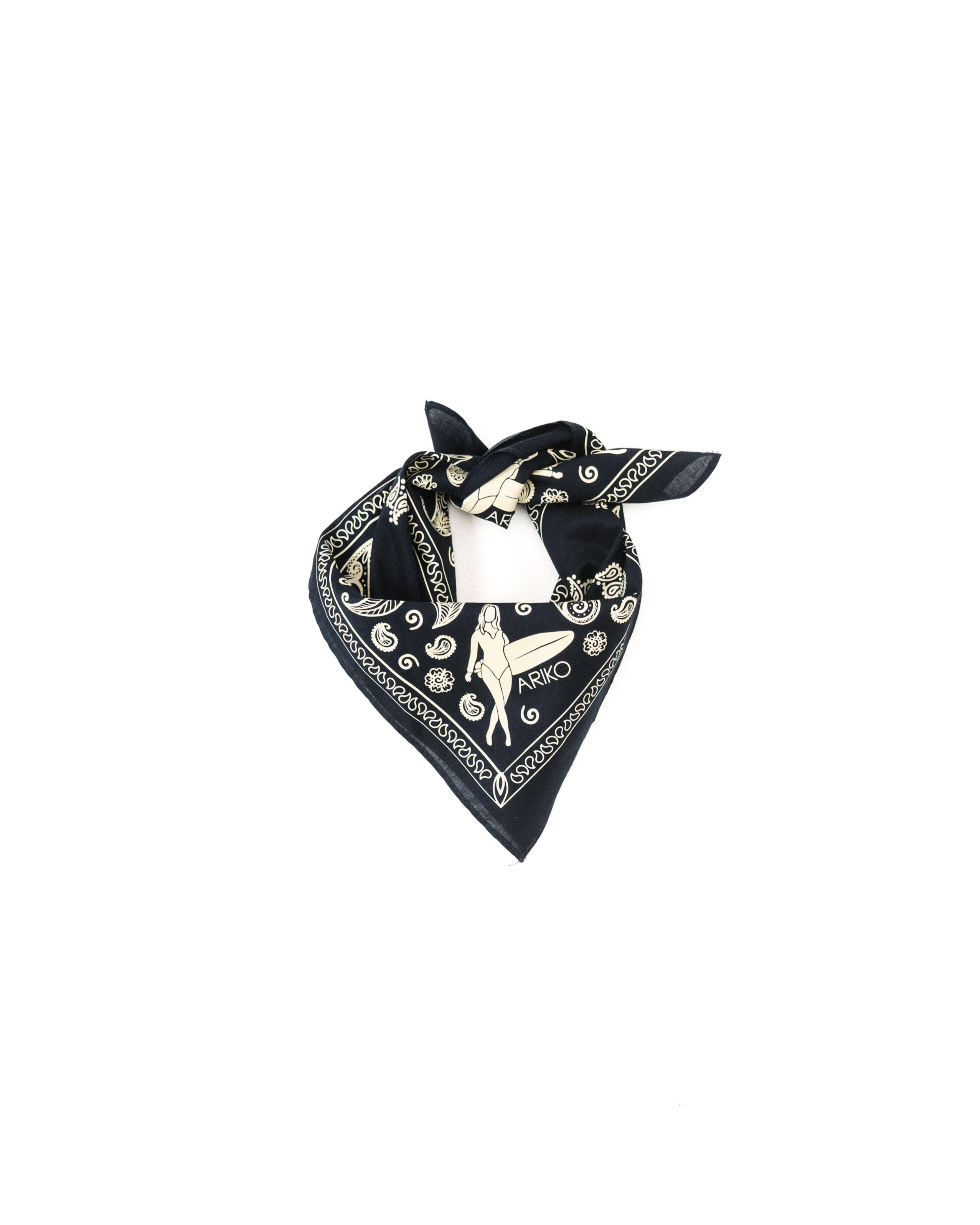 Beach Bandana with ARIKO Surfer Girl Print - ARIKO LA
