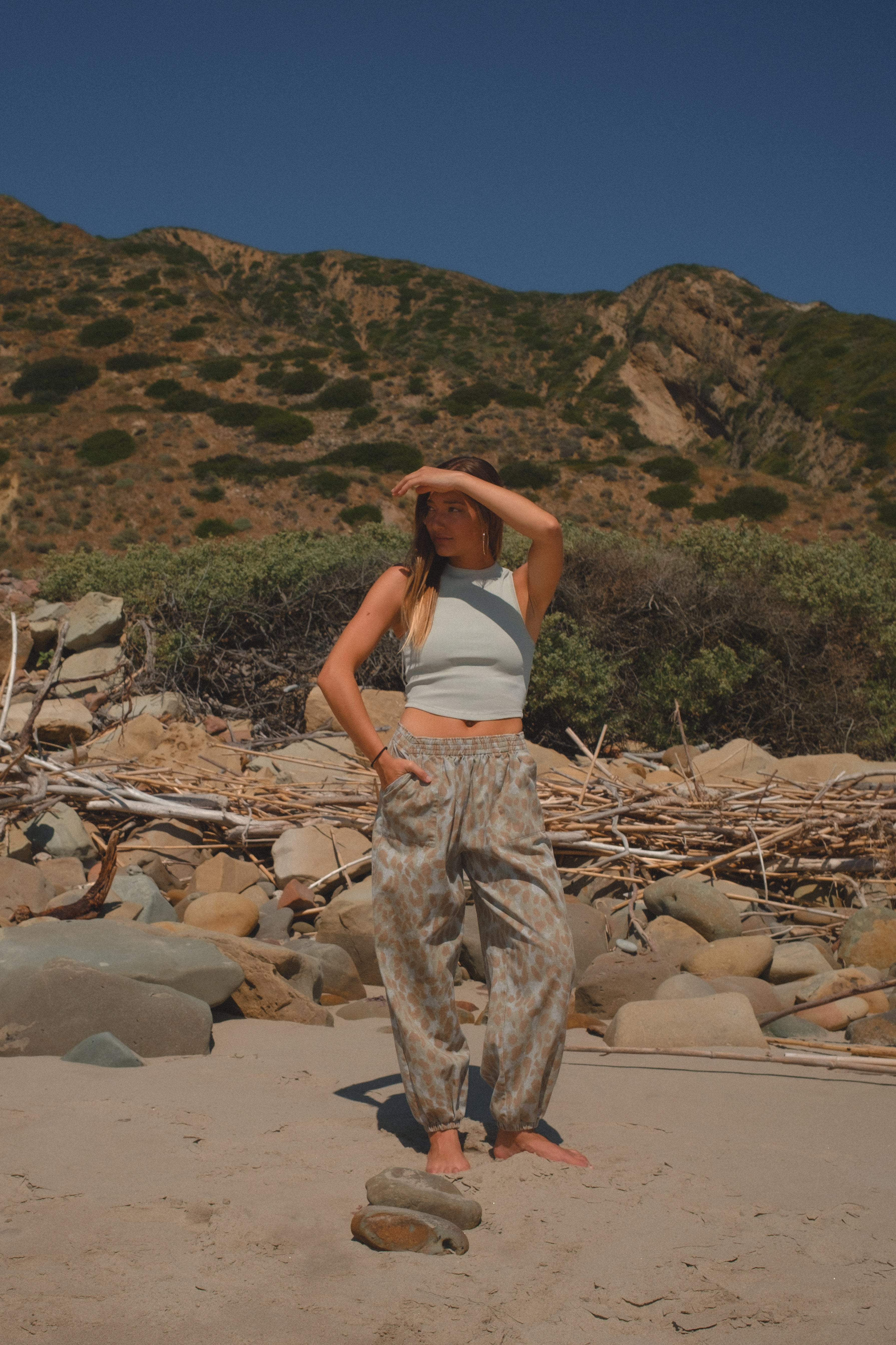 Camo Day Pants with Pockets for All-Day Comfort - ARIKO LA