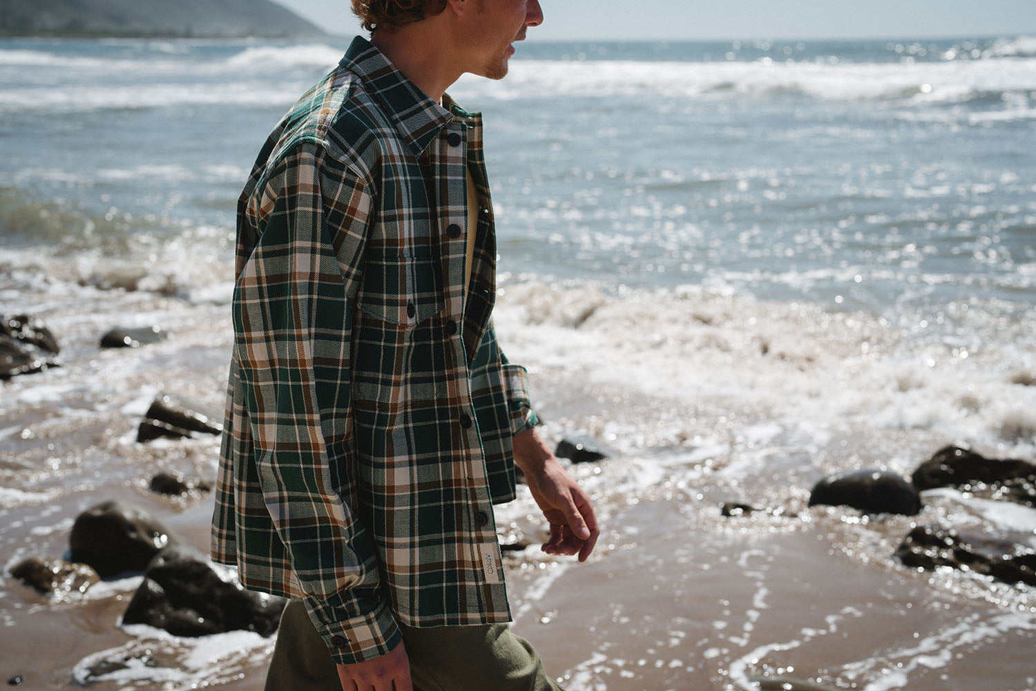 Bucky Flannel Over Shirt in 100% Cotton – ARIKO LA